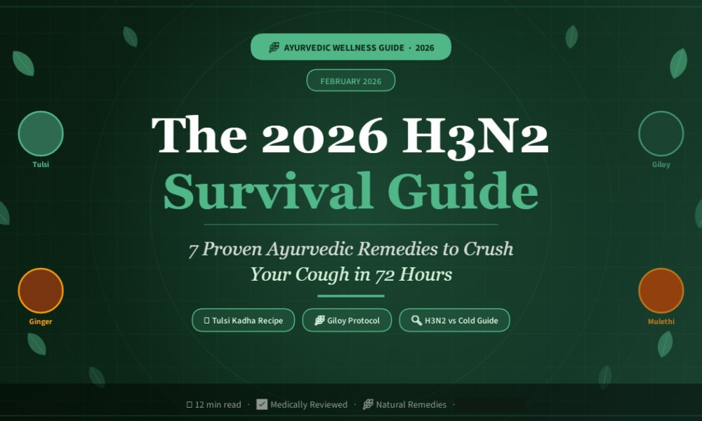 The 2026 H3N2 Survival Guide: 7 Proven Ayurvedic Remedies to Crush Your Cough in 72 Hours