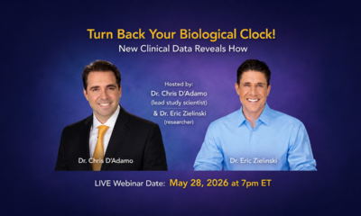 Turn Back Your Biological Clock! New Clinical Data Reveals How