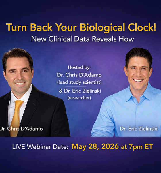 Turn Back Your Biological Clock! New Clinical Data Reveals How