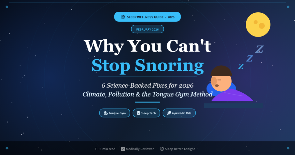 Why You Cant stop snoring