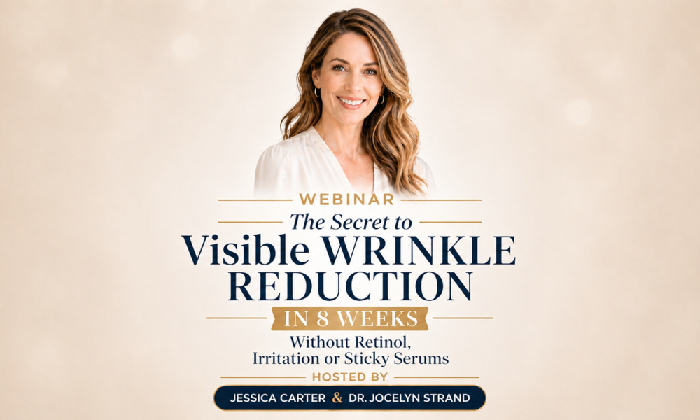 Secret to Visible Wrinkle Reduction in 8 Weeks Without Retinol, Irritation or Sticky Serums