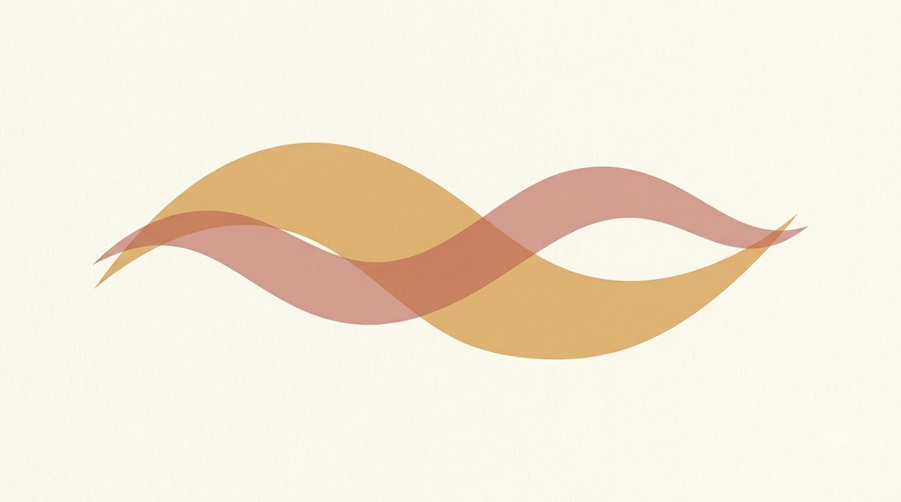 Two layered wave shapes illustrating how major depressive episodes can compound an existing persistent depressive disorder baseline
